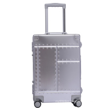 New design fashion 24 inch high quality trolley luggage  suitcase aluminium trolley suitcase